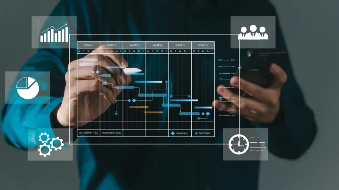 Une interface pensée pour les équipes R&D, laboratoires, qualité et production : tableaux projets, Gantt, fiches essais, dossiers techniques et tableaux de bord temps réel.